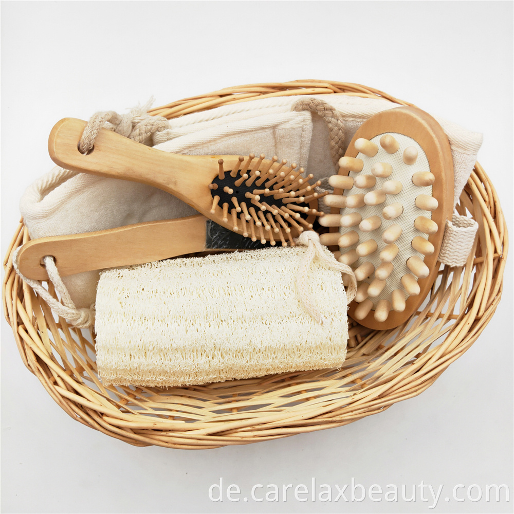 Werbespezifische maßgeschneiderte Holzbadesets Spa Duschgeschenkset Set